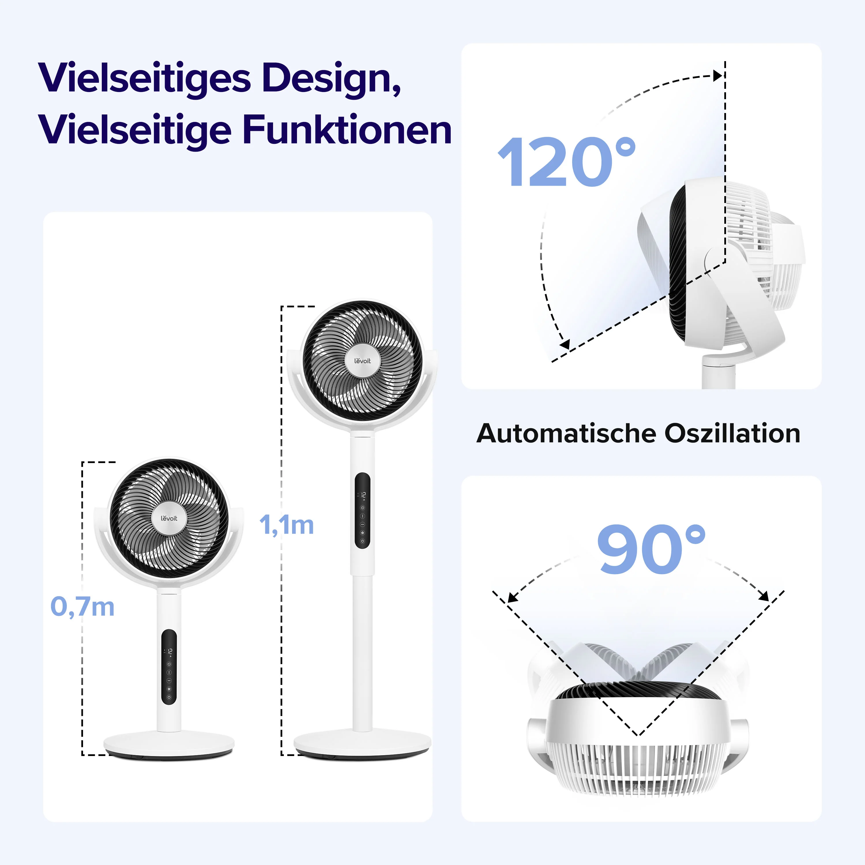 Levoit leiser Standventilator LPF-R432-WEU - Image 4
