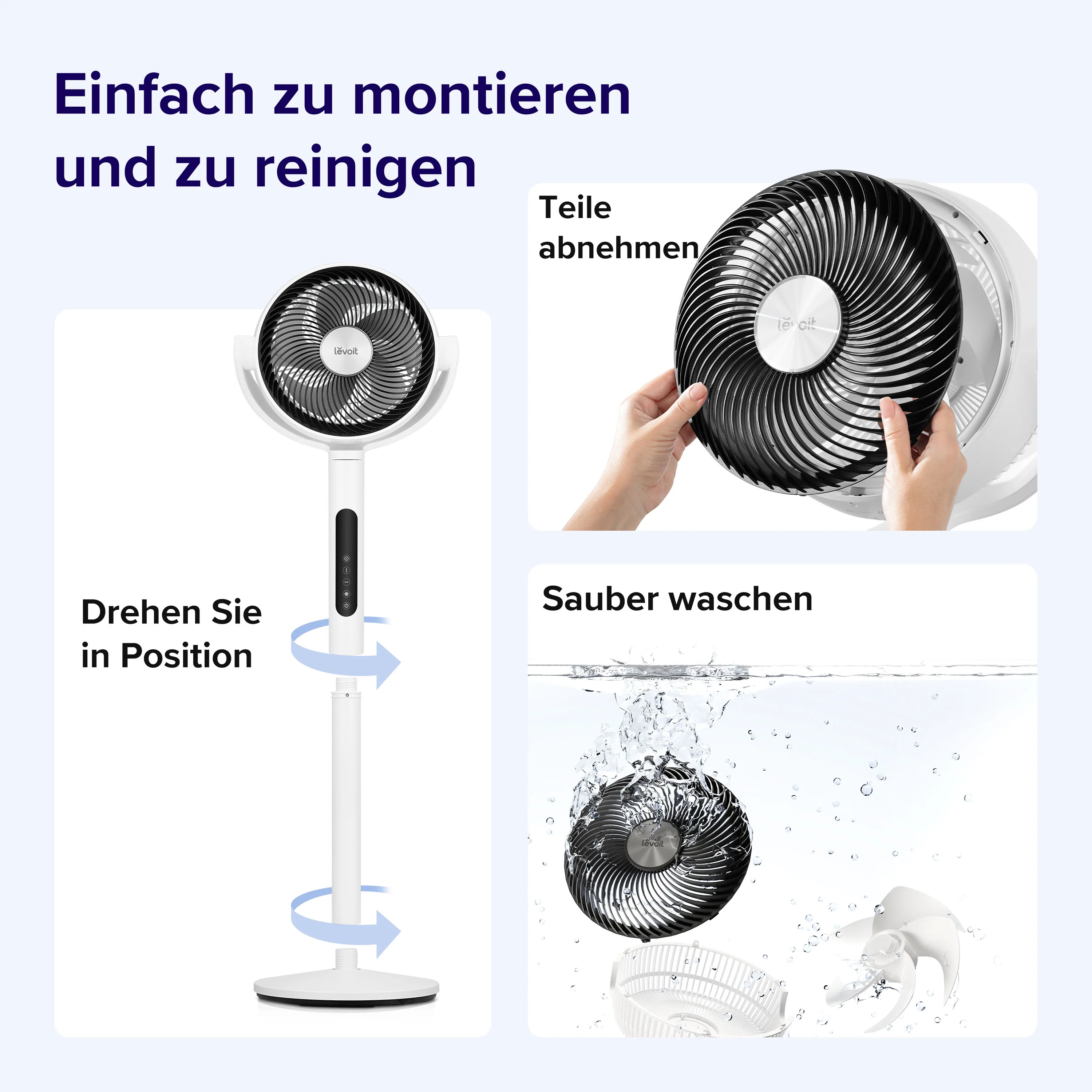 Levoit leiser Standventilator LPF-R432-WEU - Image 5