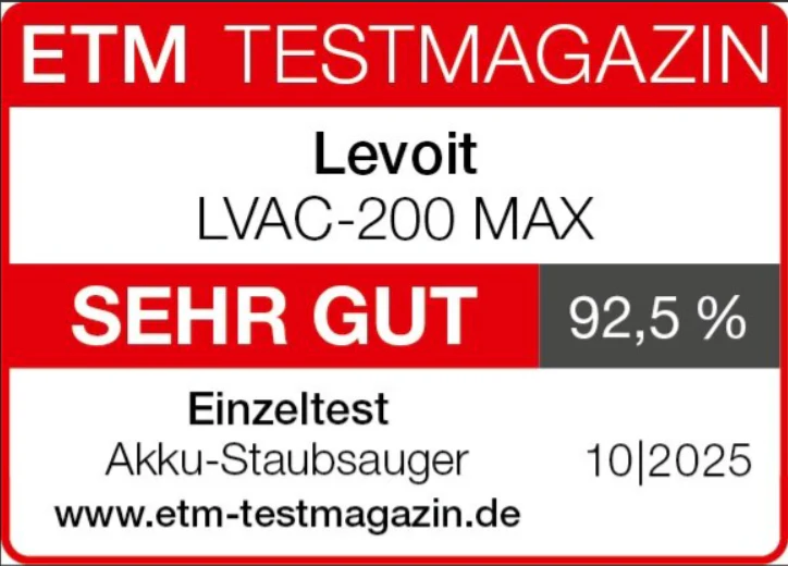 LEVOIT LVAC-200 MAX Akku Staubsauger, HEPA-Filter, Anti Tangle - Image 8