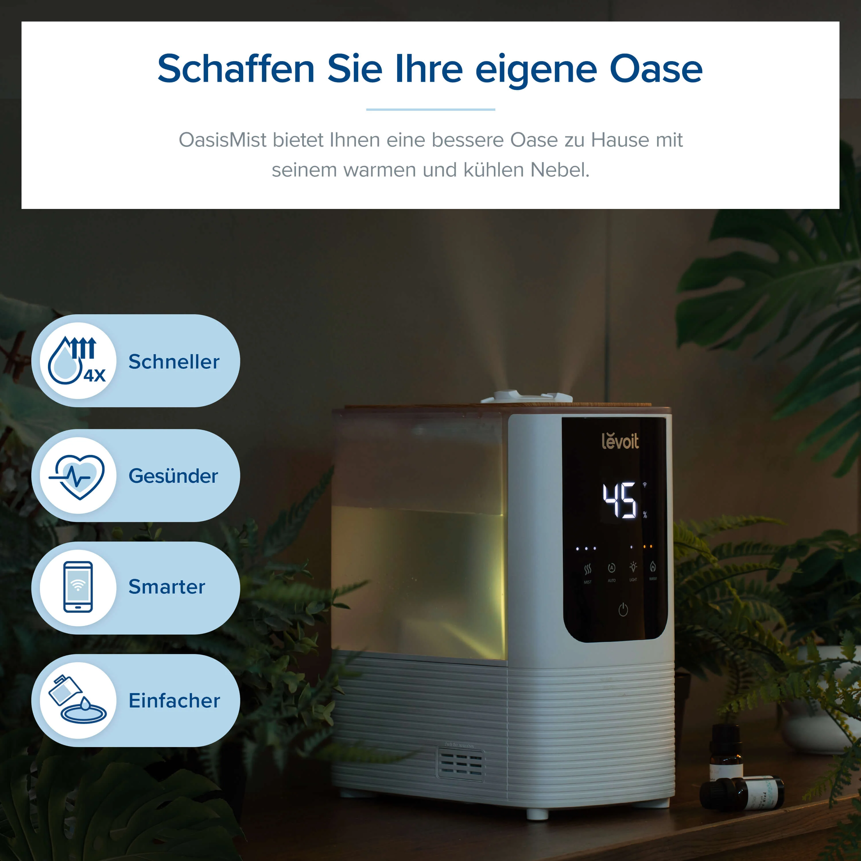 Levoit OasisMist 450S Smart Luftbefeuchter - Image 3