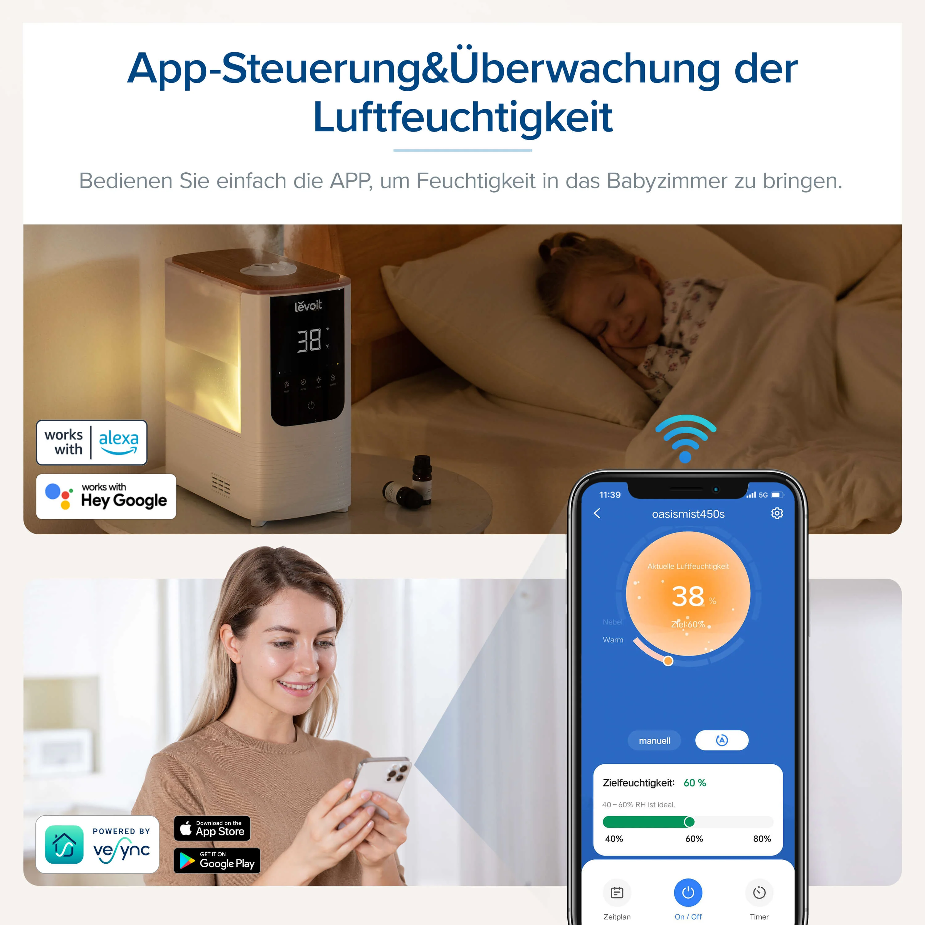 Levoit OasisMist 450S Smart Luftbefeuchter - Image 9