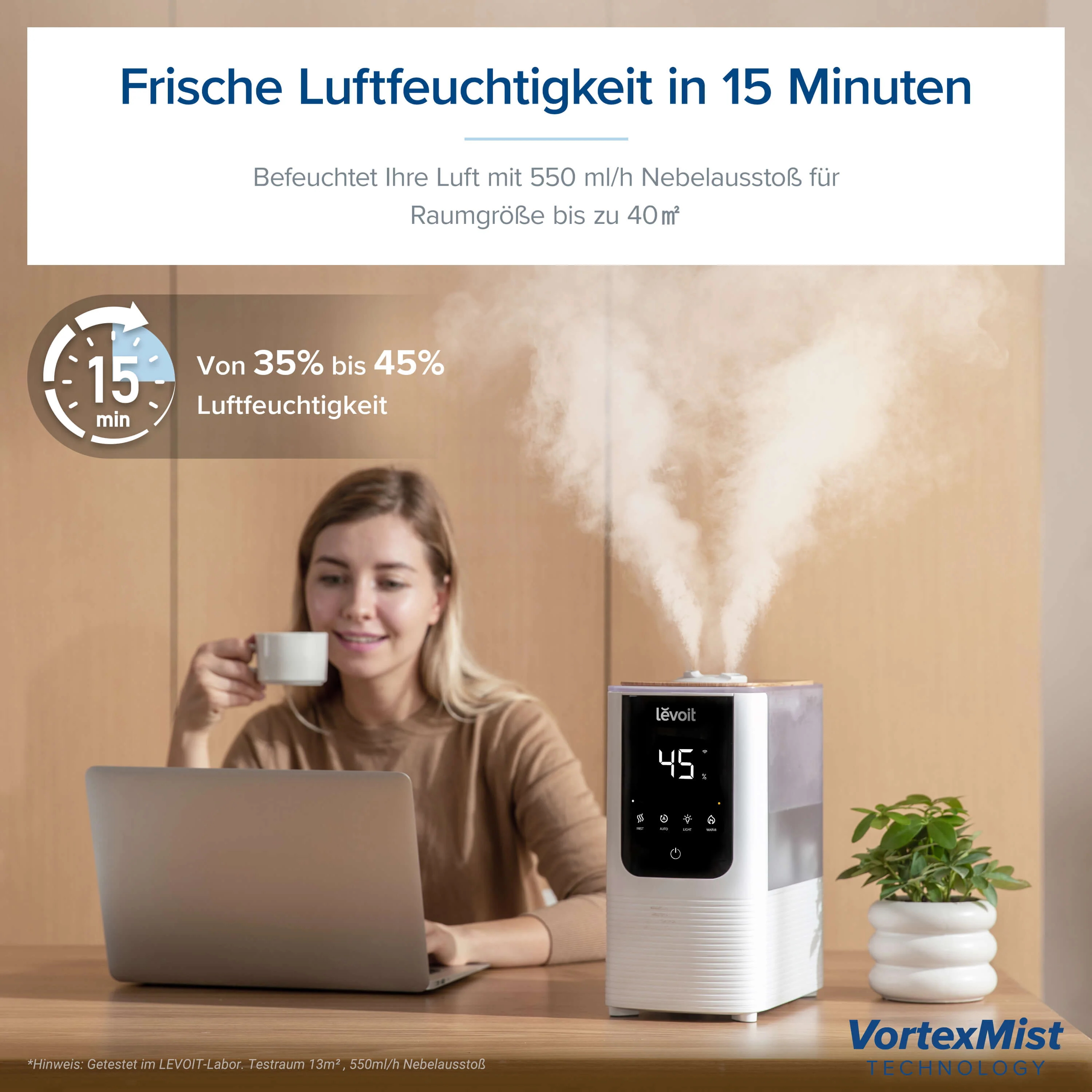 Levoit OasisMist 450S Smart Luftbefeuchter - Image 6