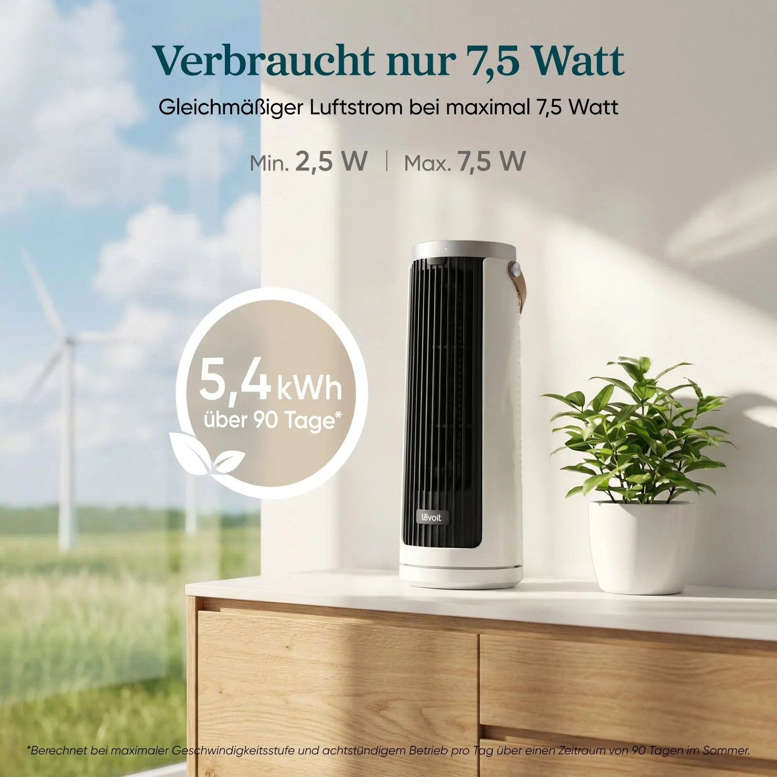 Levoit Windi Tischventilator für Schreibtisch & Nachttisch - Image 6